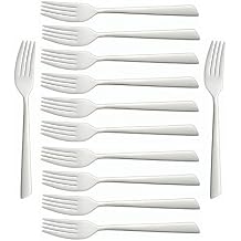 Arcos Series Toscana-Box Table Fork-Monoblock of one Stainless Steel 18/10 and 200 mm 7.87 Inch Silver Colour 12 Piece, ands Plastic