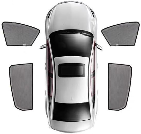 Car Side Window Sunshades for Tesla Model 3 2017-2023,Magnetic Mesh Car Privacy Curtains Block UVR Keeps Cooler Interior Accessories