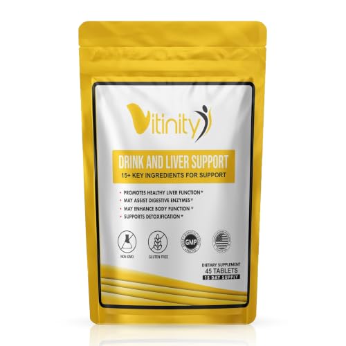 Anti Alcohol Drink Support Supplement - Craving Support Liver Health Reduce Alcohol Intake Formula - Kudzu Milk Thistle Holy Basil NAC Natural Detoxify Gradual Reduction Nutrient Replenisher - 15 Days