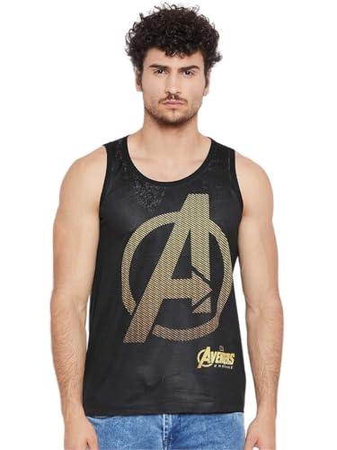 Image of Marvel Avengers by Wear Your Mind Men's Printed Vest (MMV0096P.2 2XL)