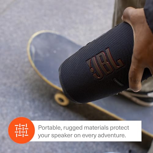 Image of JBL Charge 5 - Waterproof Portable Wireless Bluetooth Speaker with divvi Protective Hard Case - Teal