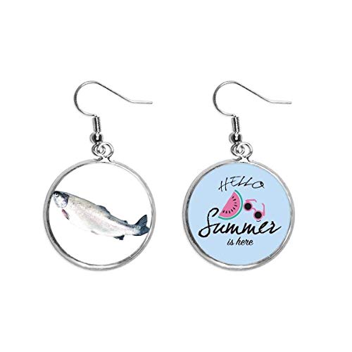 Pendientes de sandía estilo joyería de océano fresca para el verano