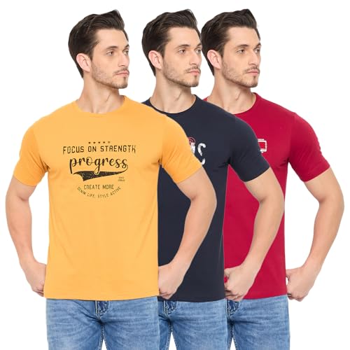 Image of Duke Stardust Men Half Sleeve Round Neck Cotton T-Shirt