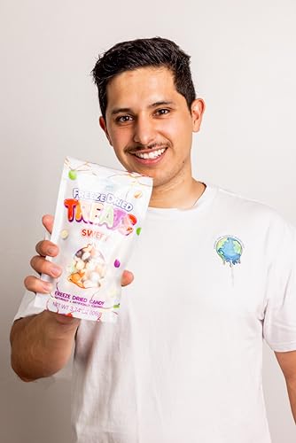 Trendy Treats Freeze Dried Candy - Fun, Exotic & Weird | Featured on Tik Tok Trendy Treats Channel | Delightful Crunchy Bites - Perfect Candy Gift for Kids - Resealable Packaging - 4.2oz
