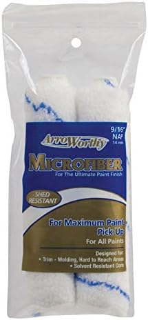 Arroworthy 1895812 Microfiber 0.56 x 6.5 in. Paint Roller Cover44; White - 2 Per Pack - Case of 1212