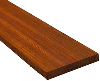 Beautiful Padauk Thin Stock Lumber Boards, Suitable Thin Stock Lumber Board for Wood Crafting and Wood Working Projects (1/8" x 3" x 24")