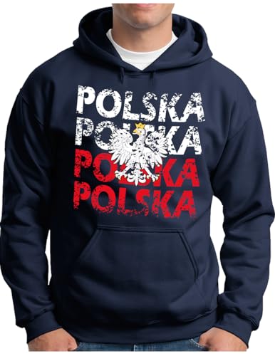 Sweat à capuche Pologne homme pull football Euro taille XL 2XL 3XL 4XL 5XL