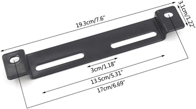 Motorcycle License Plate Bracket License Plate Holder Frame Motorcycles Numbers Plates Fixed Bracket Universal