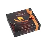 CHEVALIERS D'ARGOUGES Maîtres Chocolatiers Français - Assortiment orangettes et tranches d'oranges enrobées chocolat noir 70% - Coffret cadeau 170g