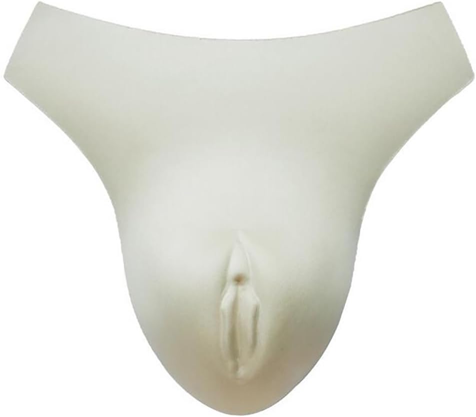 Men's Camel Toe Panties Pad Hiding Underwear Crossdresser Transgender Briefs,2 Pieces E