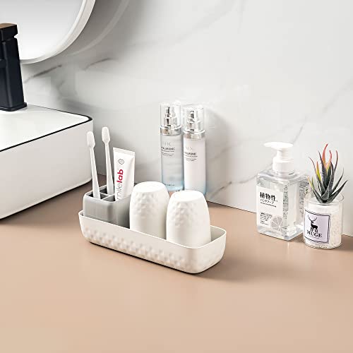 Soporte organizador de cepillos de dientes con bandeja autodrenante - 40% OFF - Image 5