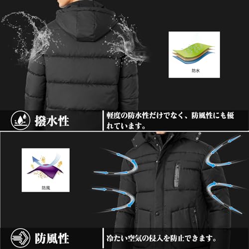 ｉｎｏｔｅｎｋａ ダウンジャケット メンズ ブラック M