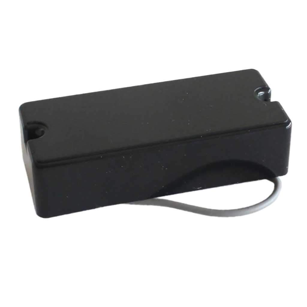 Lot de 2 micros à 4 cordes pour guitare basse électrique Humbucker Chevalet et manche Noir