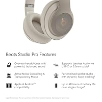Beats Studio Pro Premium Wireless Over-Ear Headphones- Up to 40-Hour Battery Life, Active Noise Cancelling, Great for Travel & Commuting, USB-C Lossless Audio - Amazon Exclusive Khaki — image 2