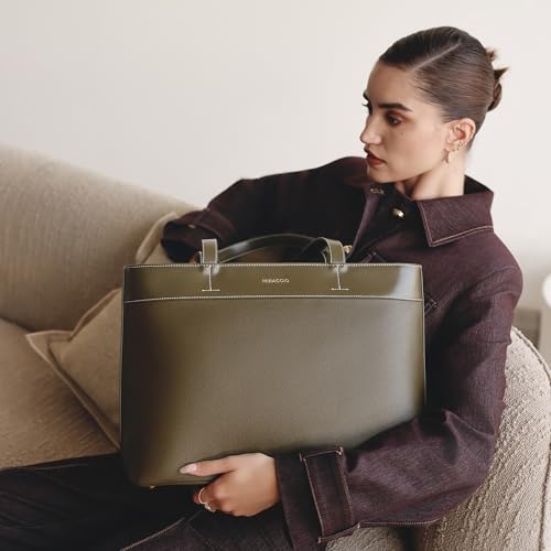 Image of Miraggio Meadow 15 Inch Laptop Tote Bag | Office Tote Bag For Women | Big Totes For Work & Travel With Functional Pockets