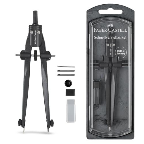 Faber-Castell Stream Quick-Set Compass - Black Stone 174530