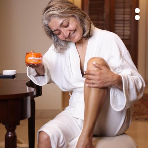 Image of Justhuman Whip-it-up Jelly Cream - Deep Moisture Body Soother with Aloe Vera, Shea Butter, Centella Asiatica, Collagen & Vitamin E for Hydrated, Soft & Radiant Skin - 238g