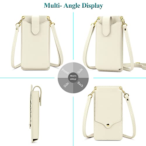 Image of Peacocktion Small Crossbody Cell Phone Purse for Women, Lightweight Mini Small Crossbody Bags for Women with Card Slots