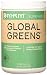 MRM - Global Greens, Over 70 Greens, Superfoods, Adaptogens, Enzymes and Probiotics in One Scoop (225 Gram)
