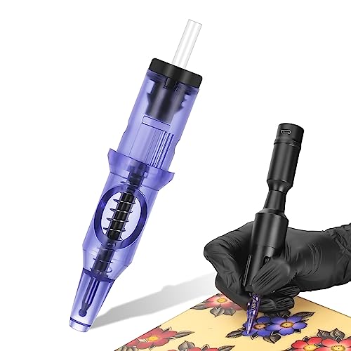 Atomus ATOMUS072111 Tattoo Cartridges Needles With Ballpoint 20Pcs Practice Tattoo Ballpoint Cartridges Pen 0.5 Mm Tattoo Ball Pen Cartridges thumb #1