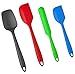 Amazon Brand – Umi - 4-Stück Teigschaber Set aus Silikon - Metallkern, BPA-Frei, hitzebeständig bis 220° Grad