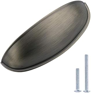 Amazon Basics AB1800-AB-10 Cabinet Pull, 10.5 cm Length (7.62 cm Hole Center), Antique Brass