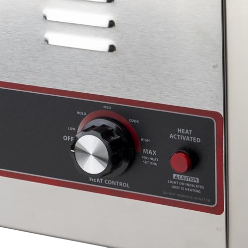 Winco Electric Portable Food Pan Warmer, 1500 W, 120V, 4/3 Size