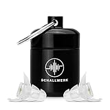 Schallwerk ® Invisible+ Bouchon d'oreille discrets – atténuent Le Bruit et préservent la qualité du Son – idéal pour la Vie Quotidienne, la Musique, Les Festivals, Le Travail, Les études