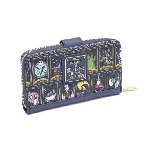 Loungefly Disney Nightmare Before Christmas Allover Print Tarot Wallet3