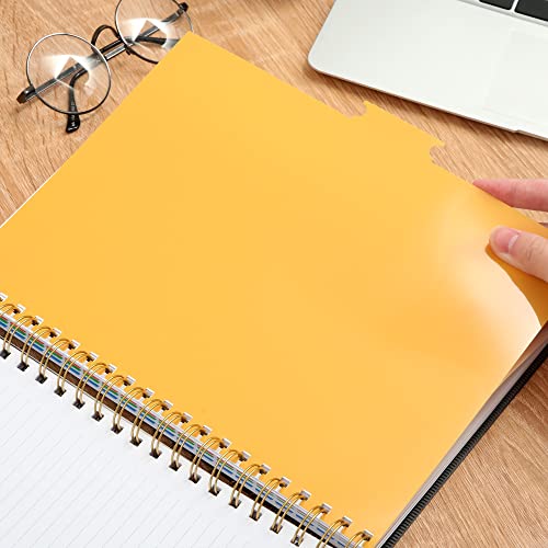 Cagie 5 Subject Notebook College Ruled 8.5'' X 11'' Hardcover Spiral Lined Notebook With 5 Removable Colored Dividers 240 Pages Notebooks For Work, School Supplies, Home & Office, Writing Journal #TOP6