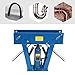 16 Ton Hydraulic Pipe Tube Bender, Manual Heavy-Duty Pipe Bending Machine Hydraulic Tubing Bender Tool with 8 Dies (1/2