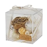 IPFA プリザーブドフラワー アクリル スクウェア BOX(ゴールド)誕生日 プレゼント お祝い バラ 結婚祝い 退職祝い 還暦 花 ギフト アクリルキューブ シュシュ おしゃれ 人気 記念日 母の日