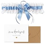 Strumpfband Blau Hochzeit Strumpfband Schleife Wedding Garters