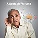 Tezam Hearing Amplifier, ITC Ear Amplifier Hearing Aids Device for Adult, Seniors, Children, Men and Women with 2 Batteries, Super Mini.