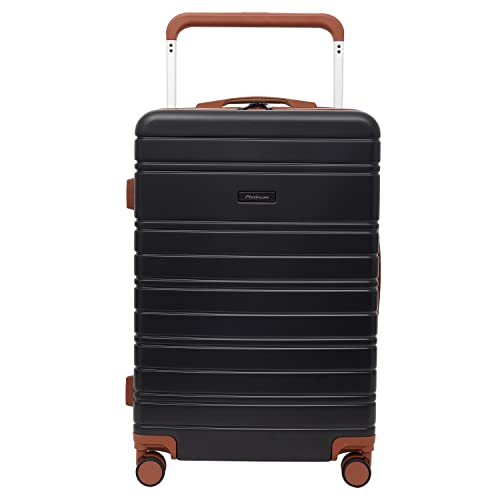 Image of Travelers Club 2PC or 20 inch Navigate Luggage Set, Black, 2PC Set