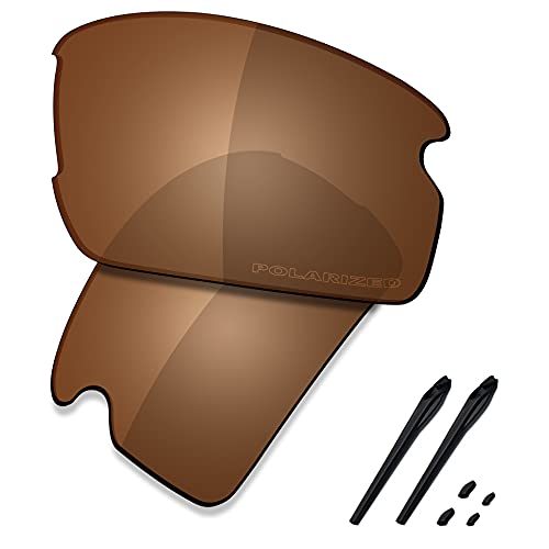 Image of SAUCER Premium Replacement Lenses & Rubber Kits for Oakley Flak 2.0 OO9295 | UV400 Protection, Anti-Scratch, Precise Fit