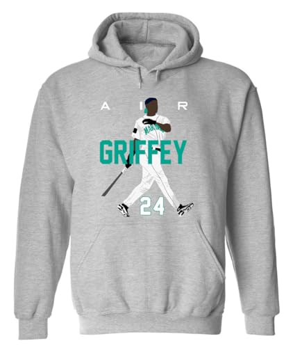 Ken Griffey Jr AIR HR Seattle Hooded Sweatshirt Hoodie