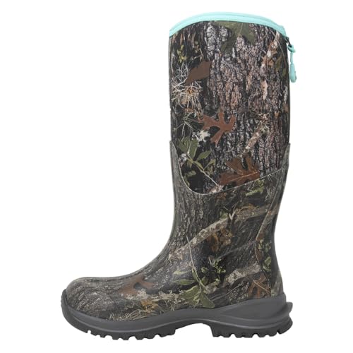 Dryshod Womens Shredder MXT Hunting Boot, Camo/Blue3