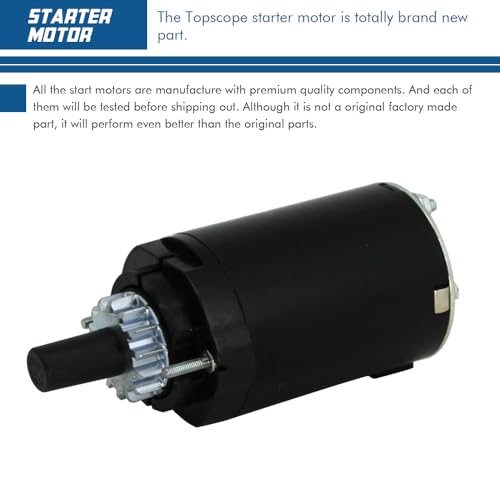 image for TOPSCOPE Starter Motor Replacement for Kohler Courage Single Sv620 Sv6