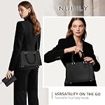 NUBILY Handbags Femmes PU Sac à main en cuir pour femmes Sac à mains en cuir antivol pour femmes