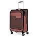 Travelite 4-Rad Koffer Größe M Weichschale aus recyceltem Material, Gepäck Serie VIIA: Trolley mit Dehnfalte + Kantenschutz, 67 cm, 70-80 Liter