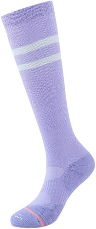 Towel Bottom Solid Color Compression Sports Calf Socks Long Running Marathon Socks