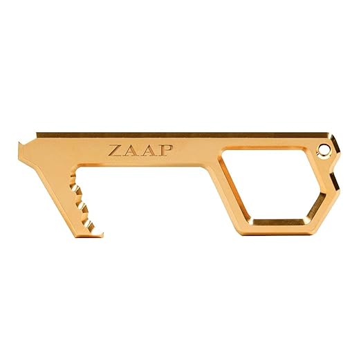 ZAAP TOUCHLESS HAND DOOR OPENER & STYLUS (VIRUS SAFETY DEVICE, COPPER ALLOY)
