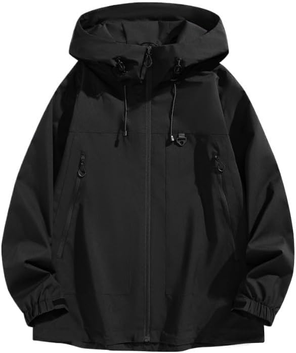 Mens Spring Lightweight Jacket Fashion Sport Casual Outdoor Windproof Waterproof Trendy Shell Jackets