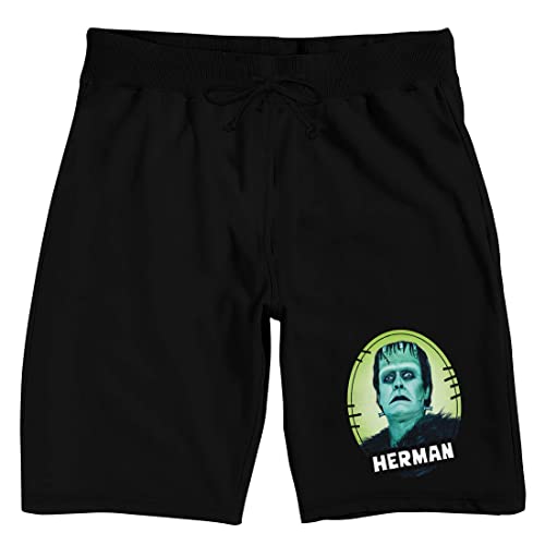 Bioworld The Munsters Rob Zombie Remake Herman Men's Black Sleep Pajama Shorts