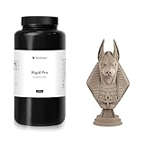 [Détails nets et finition mate] - La résine photopolymère Rigid Pro produit des détails nets qui restituent parfaitement les impressions 3D, tandis que la finition mate met en valeur les plus petits détails. Les pièces imprimées présentent une surface lisse, sans lignes de superposition, pour des œuvres plus délicates et plus réalistes.