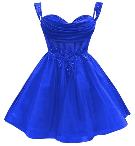 Glitter Homecoming Dress 2025 Off Shoulder Beaded Short Prom Dress Lace DAMA Dresses for Quinceanera