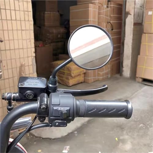 Espejos retrovisores de motocicleta con acabado retro modificado para PCX 125 5