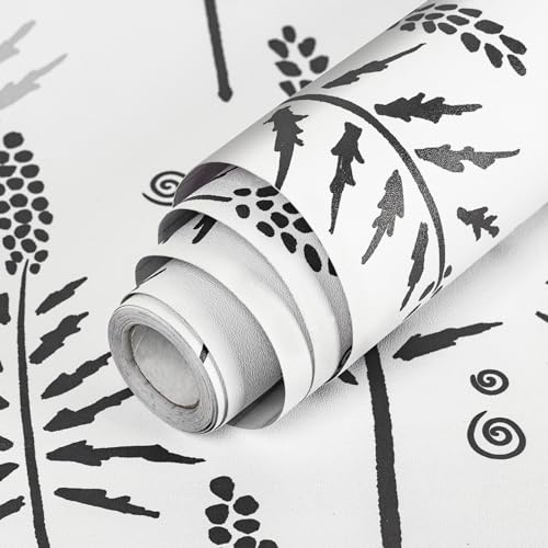 Papel tapiz de despegar y pegar con acabado mate botánico elegante para decoración 3