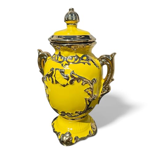 Porcelain Tureen - Soperas para Orishas 6 Estilos, 14\" (Inch) Santeria, Shango, Yemaya, Ochun, Obatala (Yellow)